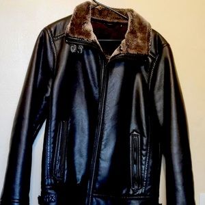 Mens leather jacket